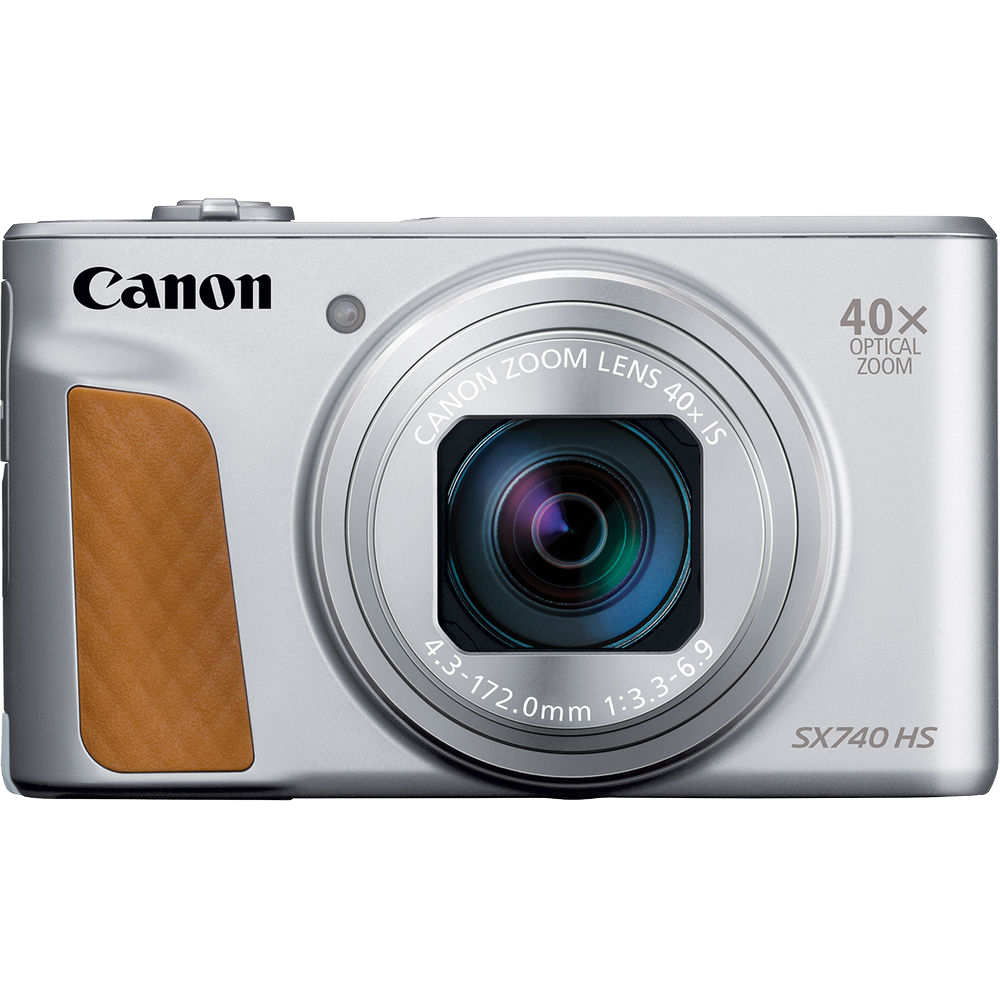 Canon PowerShot SX740 HS Camera Travel Kit (Silver)