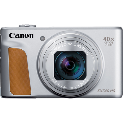 Canon PowerShot SX740 HS Camera Travel Kit (Silver)