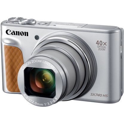 Canon PowerShot SX740 HS Camera Travel Kit (Silver)