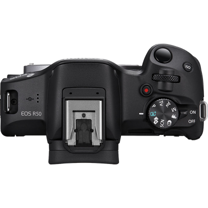 Canon EOS R50 Mirrorless Camera with 18-45mm Lens