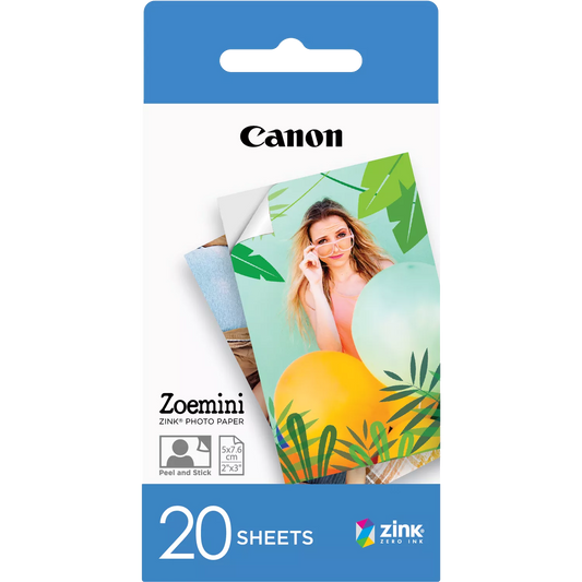 Canon ZINK™ 5 x 7.6 cm Photo Paper x20 sheets