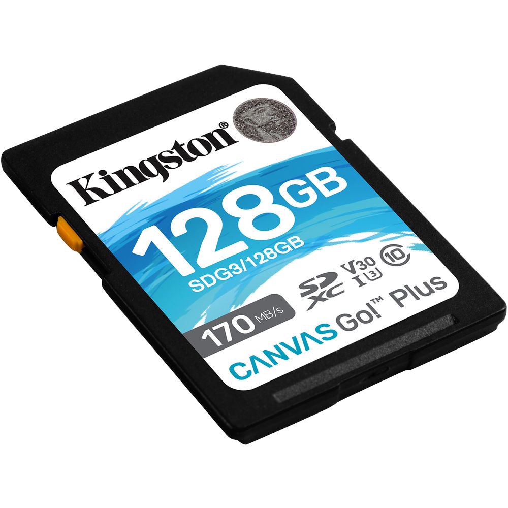 Kingston 128GB Canvas Go! Plus UHS-I SDXC Memory Card