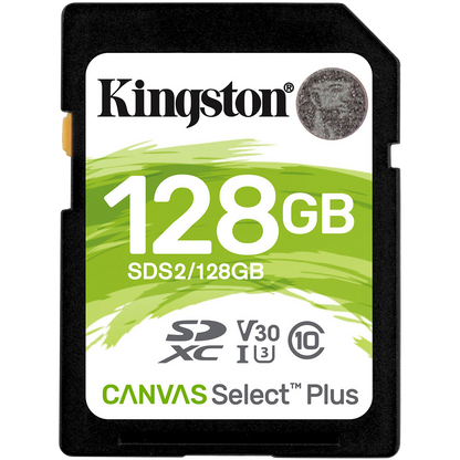 Kingston 128GB Canvas Select Plus UHS-I SDXC Memory Card