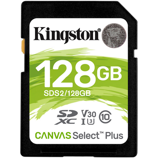 Kingston 128GB Canvas Select Plus UHS-I SDXC Memory Card