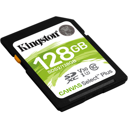 Kingston 128GB Canvas Select Plus UHS-I SDXC Memory Card