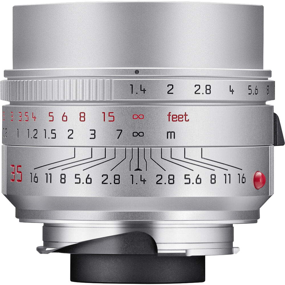 Leica Summilux-M 35mm f/1.4 ASPH. Lens (Silver Anodized Finish)