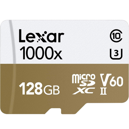 Lexar 128GB microSDXC UHS-II Memory Card with USB 3.0 Card Reader