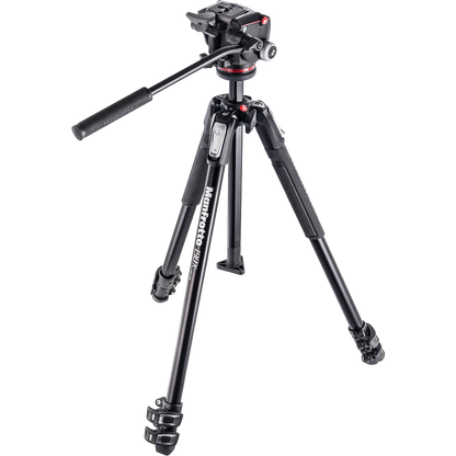 Manfrotto 190X3 Three Section Tripod with MHXPRO-2W Fluid Head