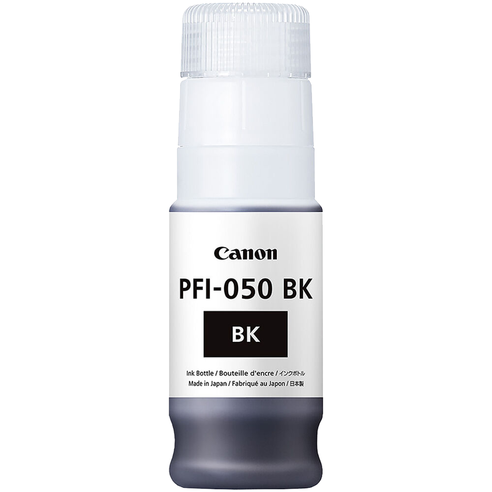 Canon PFI-050 Black Pigment Ink Tank for imagePROGRAF TC-20 (70mL)