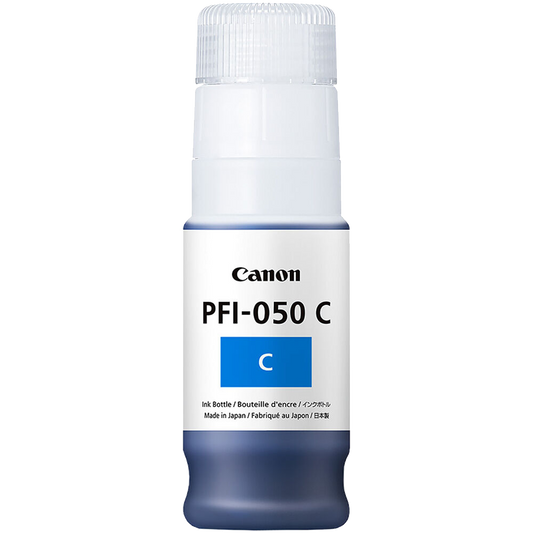 Canon PFI-050 Cyan Pigment Ink Tank for imagePROGRAF TC-20 (70mL)