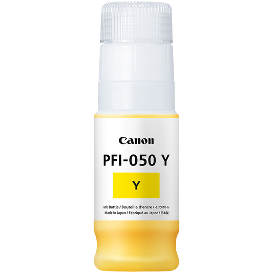 Canon PFI-050 Yellow Pigment Ink Tank for imagePROGRAF TC-20 (70mL)