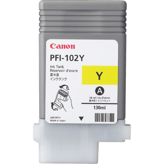 Canon PFI-102Y Yellow Ink Tank (130 ml)