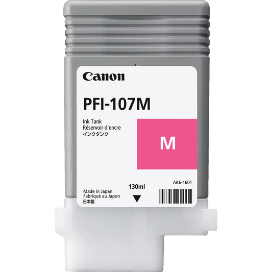Canon PFI-107M Magenta Ink Cartridge (130 ml)