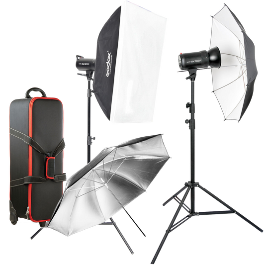 Godox SK300II Studio Flash Monolight (2-Light Kit)