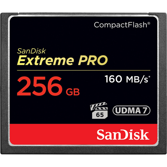 SanDisk 256GB Extreme Pro CompactFlash Memory Card