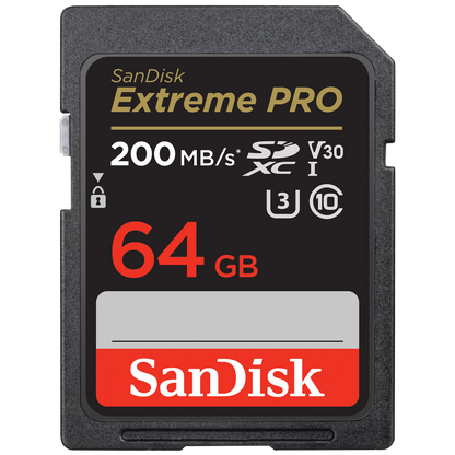SanDisk 64GB Extreme PRO UHS-I SDXC Memory Card
