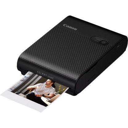 Canon SELPHY SQUARE QX10 Portable Colour Photo Wireless Printer, Black