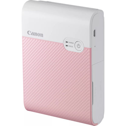 Canon SELPHY SQUARE QX10 Portable Colour Photo Wireless Printer, Pink