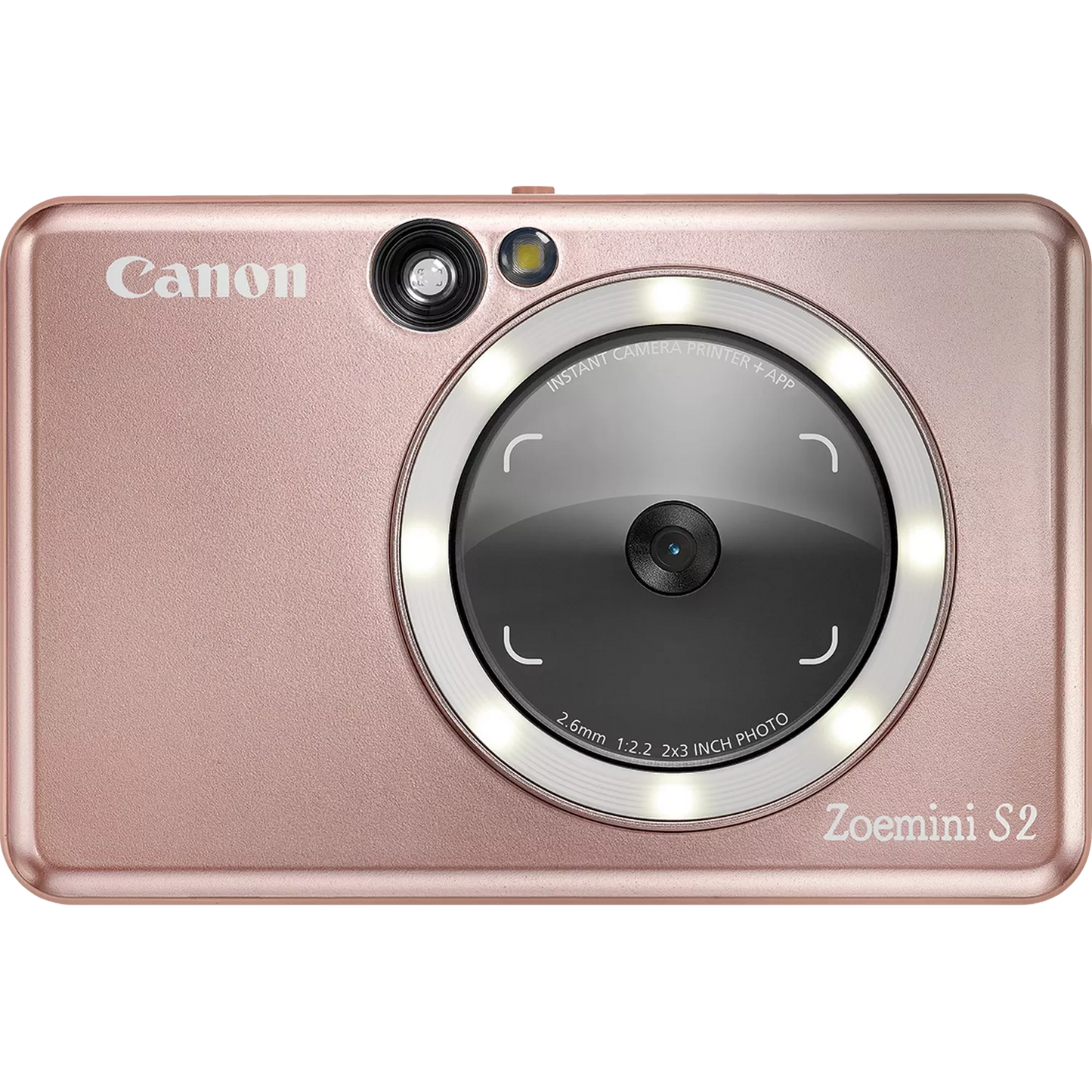 Canon Zoemini S2 Instant Camera Colour Photo Printer, Rose Gold