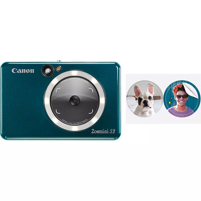 Canon Zoemini S2 Instant Camera Colour Photo Printer, Teal