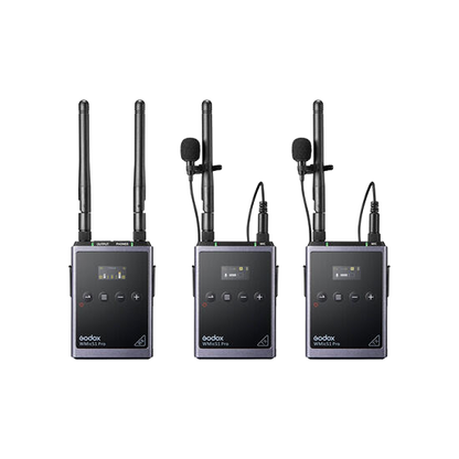 Godox UHF Wireless Microphone System WMicS1 Pro Kit2 Black