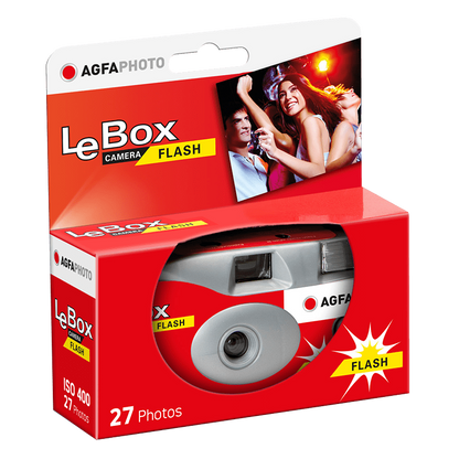AgfaPhoto LeBox Flash - Disposable camera - 27 colour photos